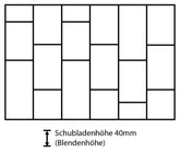 Dringenberg Schubladeneinteilung B7 60/18 019811